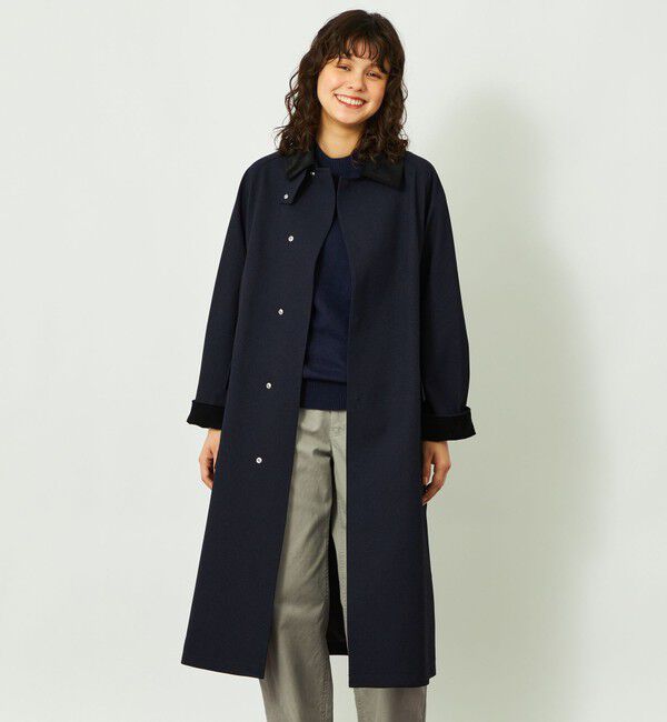 MACKINTOSH PHILOSOPHY「GREY LABEL 【SOMERFORD LONG（サマーフォード ロング）】」|ステンカラーコート|ネイビー