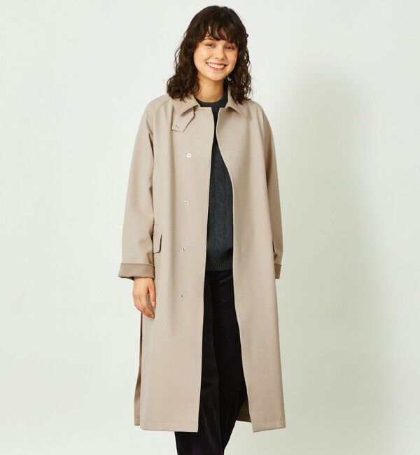 MACKINTOSH PHILOSOPHY「GREY LABEL 【SOMERFORD LONG（サマーフォード ロング）】」|ステンカラーコート|ベージュ