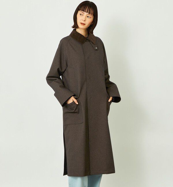 MACKINTOSH PHILOSOPHY「GREY LABEL 【SOMERFORD LONG（サマーフォード ロング）】」|ステンカラーコート|ブラウン