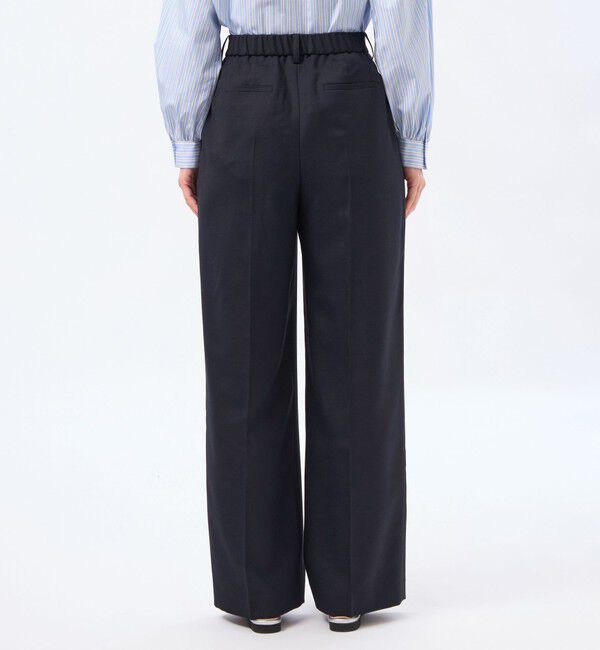 MACKINTOSH PHILOSOPHY「【LEE4月号/蛯原友里さん着用】【TROTTER（トロッター）シリーズ】アクションツイルワイドパンツ」|スラックス|