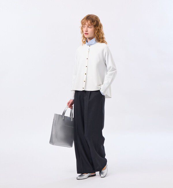 MACKINTOSH PHILOSOPHY「【LEE4月号/蛯原友里さん着用】【TROTTER（トロッター）シリーズ】アクションツイルワイドパンツ」|スラックス|