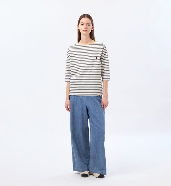 MACKINTOSH PHILOSOPHY「バッキンガムベア バスクボーダーTシャツ」|Tシャツ・カットソー|