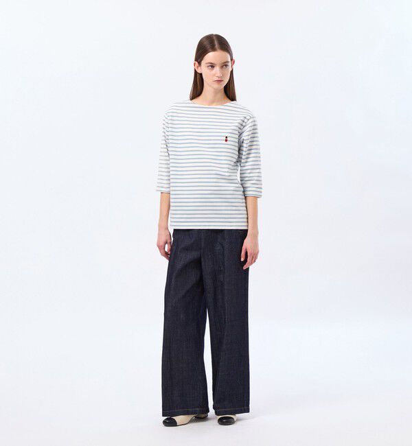 MACKINTOSH PHILOSOPHY「バッキンガムベア バスクボーダーTシャツ」|Tシャツ・カットソー|