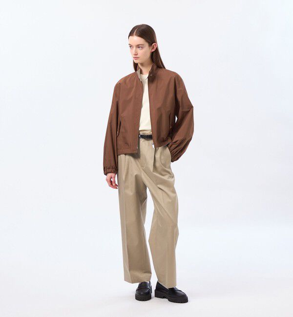 MACKINTOSH PHILOSOPHY「ペグトップライトチノパンツ」|スラックス|