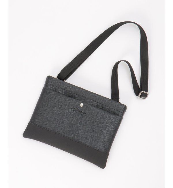 ikka「バイカラーシュリンクサコッシュ」|その他|ブラック