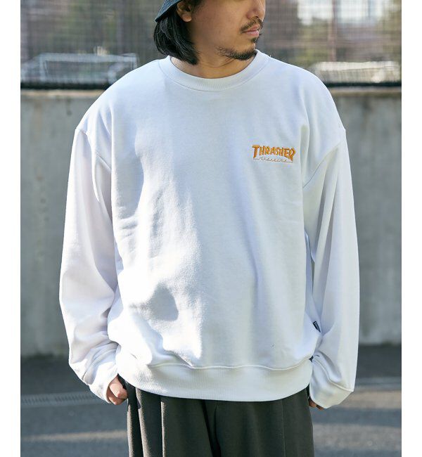 VENCE share style「THRASHER スラッシャー ダイヤロゴスウェット」|スウェット・ジャージ|ホワイト