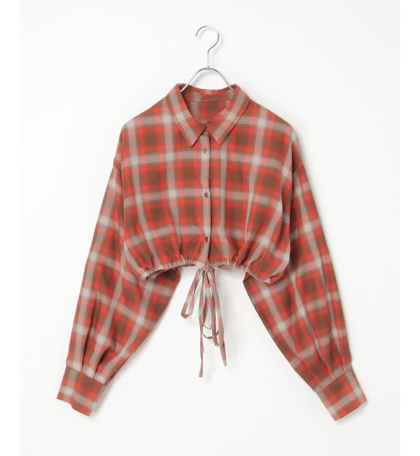 VENCE share style「裾ドロストショートシャツ」|シャツ・ブラウス|