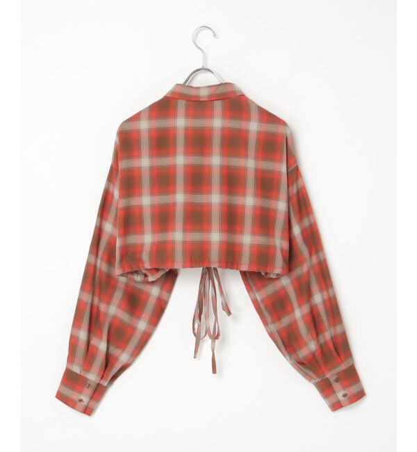 VENCE share style「裾ドロストショートシャツ」|シャツ・ブラウス|