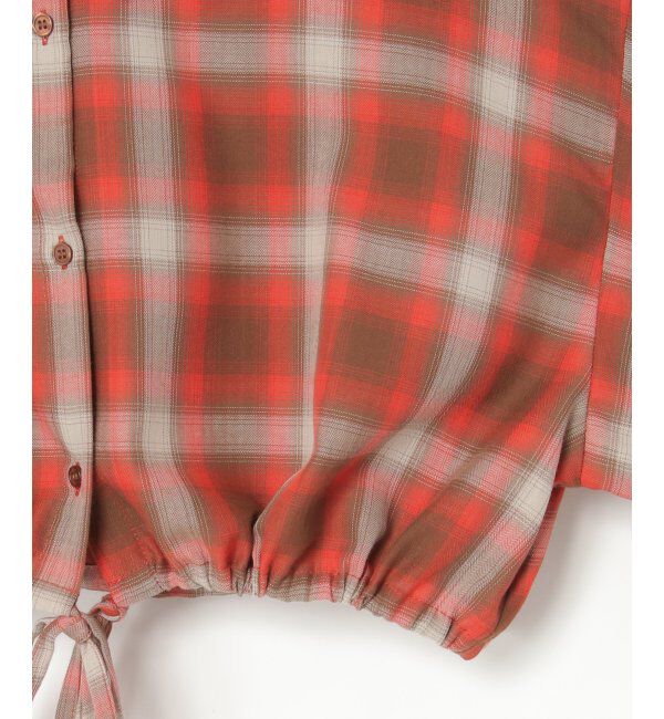 VENCE share style「裾ドロストショートシャツ」|シャツ・ブラウス|