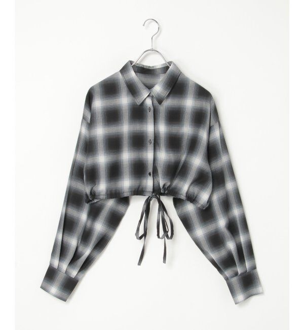 VENCE share style「裾ドロストショートシャツ」|シャツ・ブラウス|