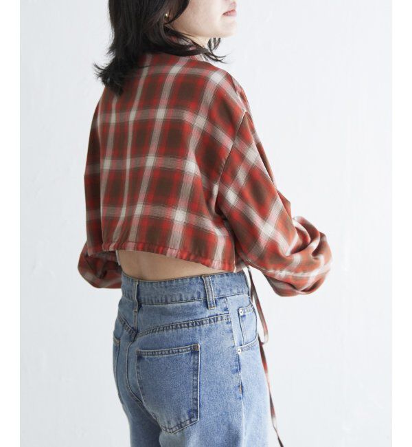 VENCE share style「裾ドロストショートシャツ」|シャツ・ブラウス|