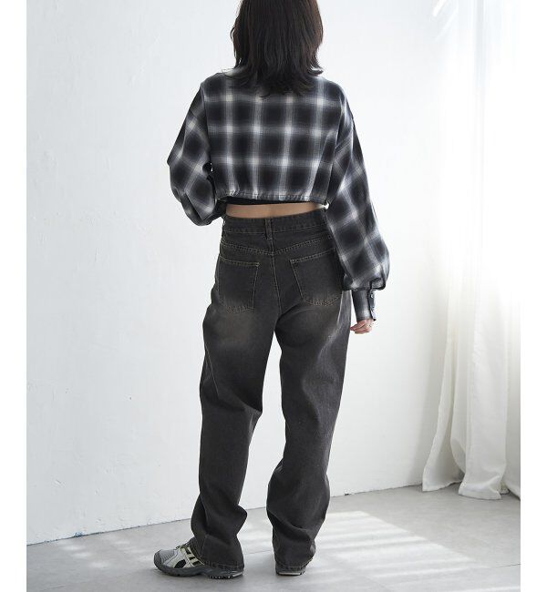 VENCE share style「裾ドロストショートシャツ」|シャツ・ブラウス|