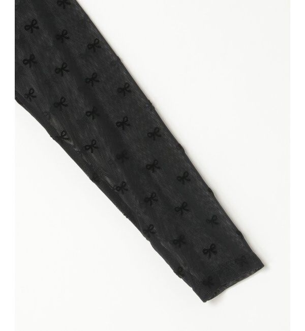 VENCE share style「シアーリボンフロッキープルオーバー」|Tシャツ・カットソー|