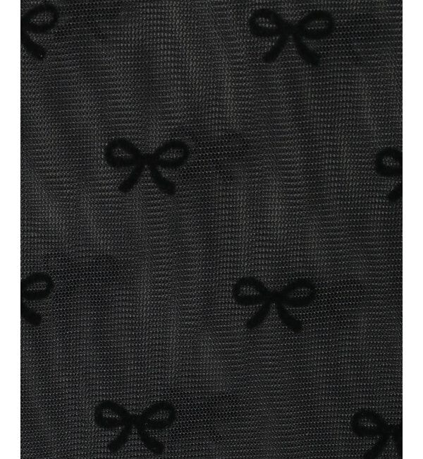 VENCE share style「シアーリボンフロッキープルオーバー」|Tシャツ・カットソー|