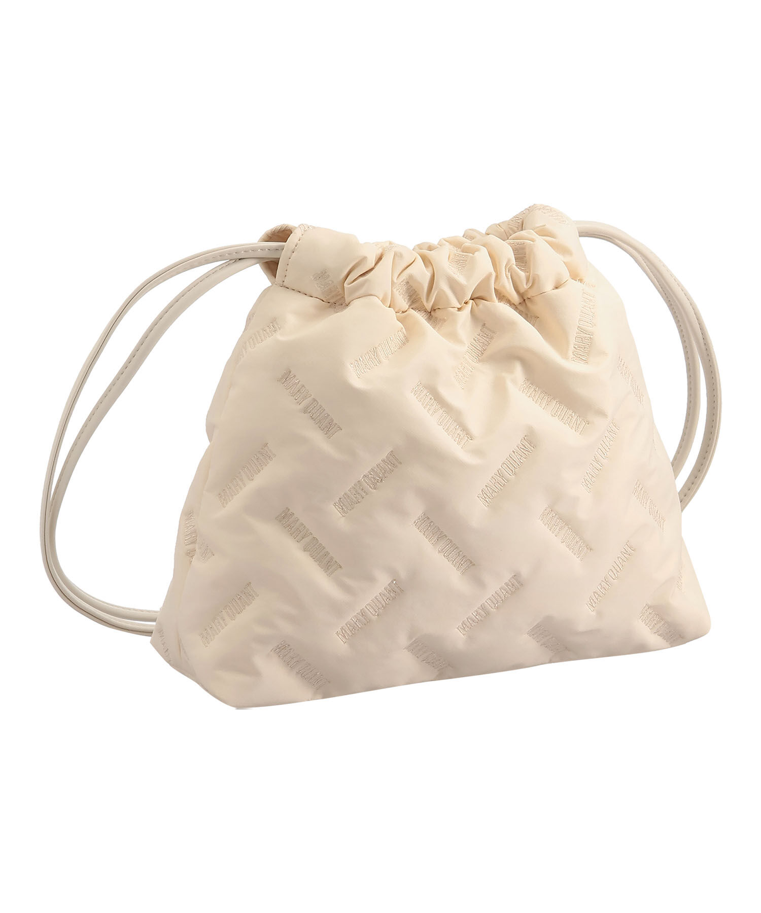 MARY QUANT「バイアスロゴ刺繍 ミニトート」|トートバッグ|