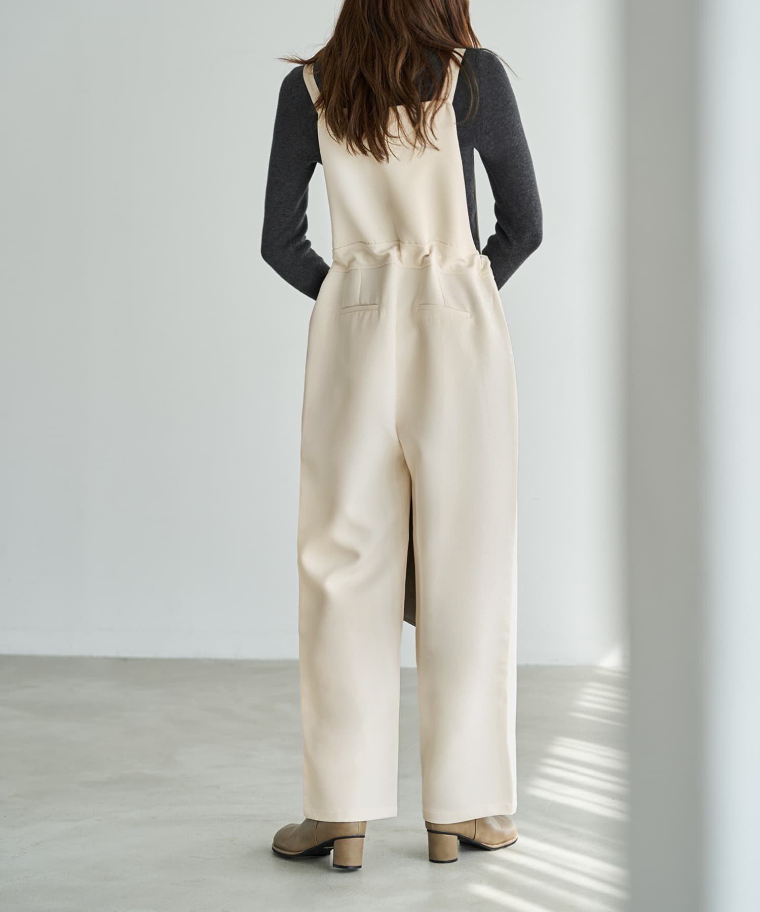 STYLE DELI「フロントVライン厚地ツイルサロペット」|その他|