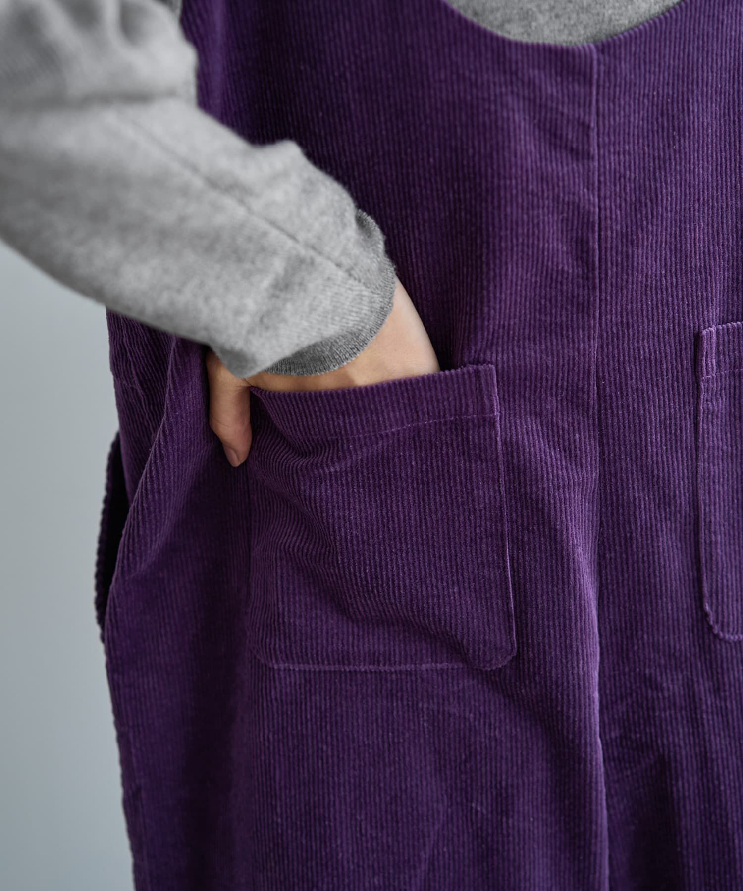 STYLE DELI「コーデュロイワイドサロペット」|オールインワン|