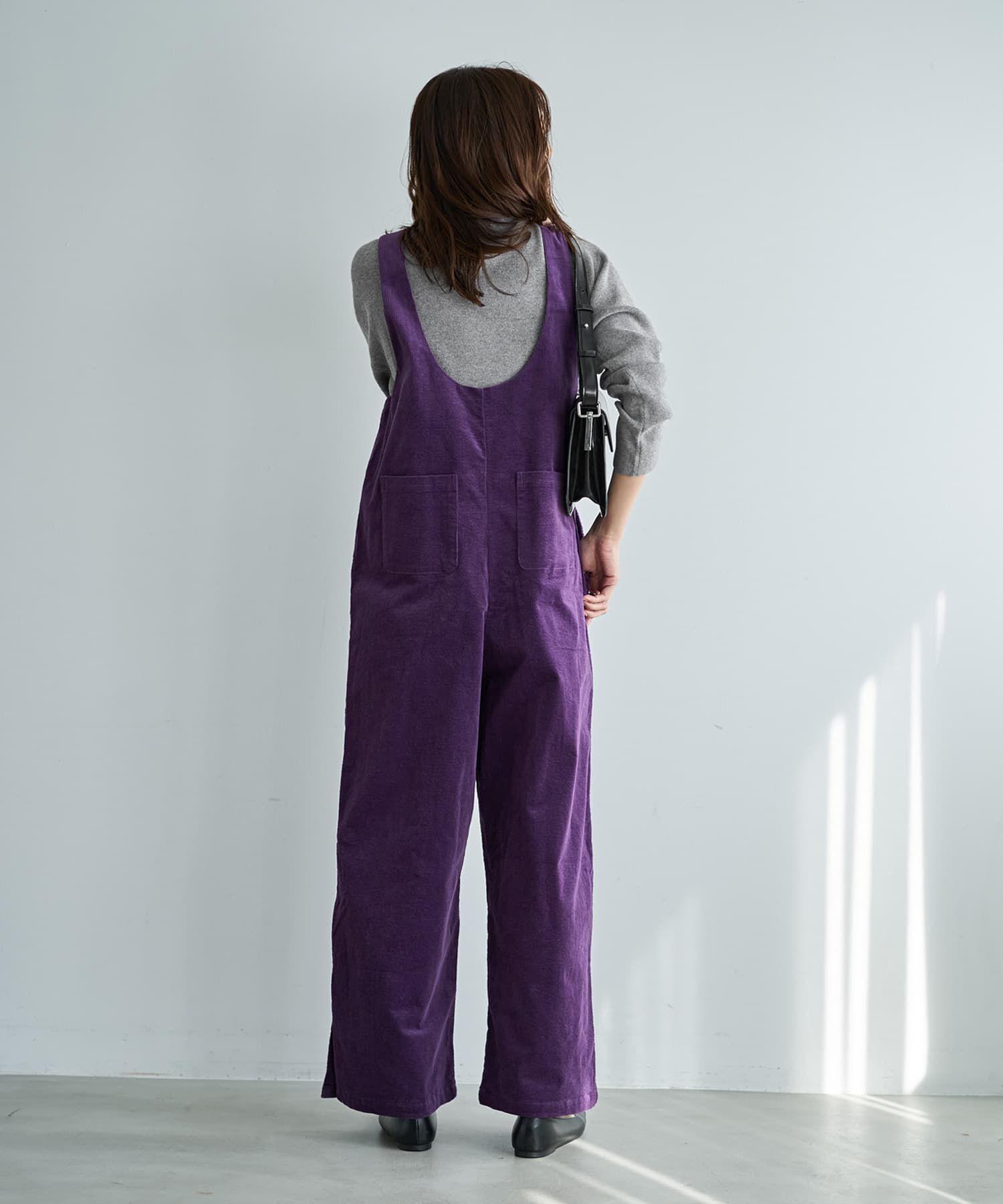 STYLE DELI「コーデュロイワイドサロペット」|オールインワン|