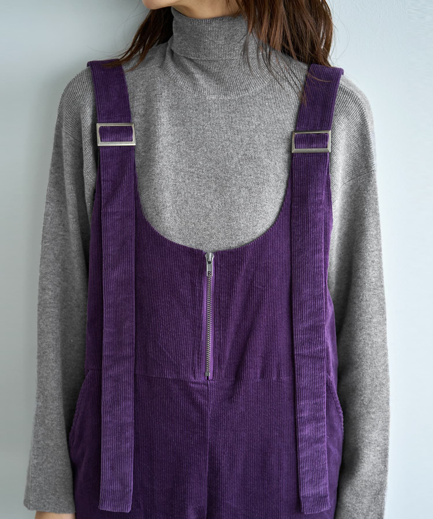 STYLE DELI「コーデュロイワイドサロペット」|オールインワン|