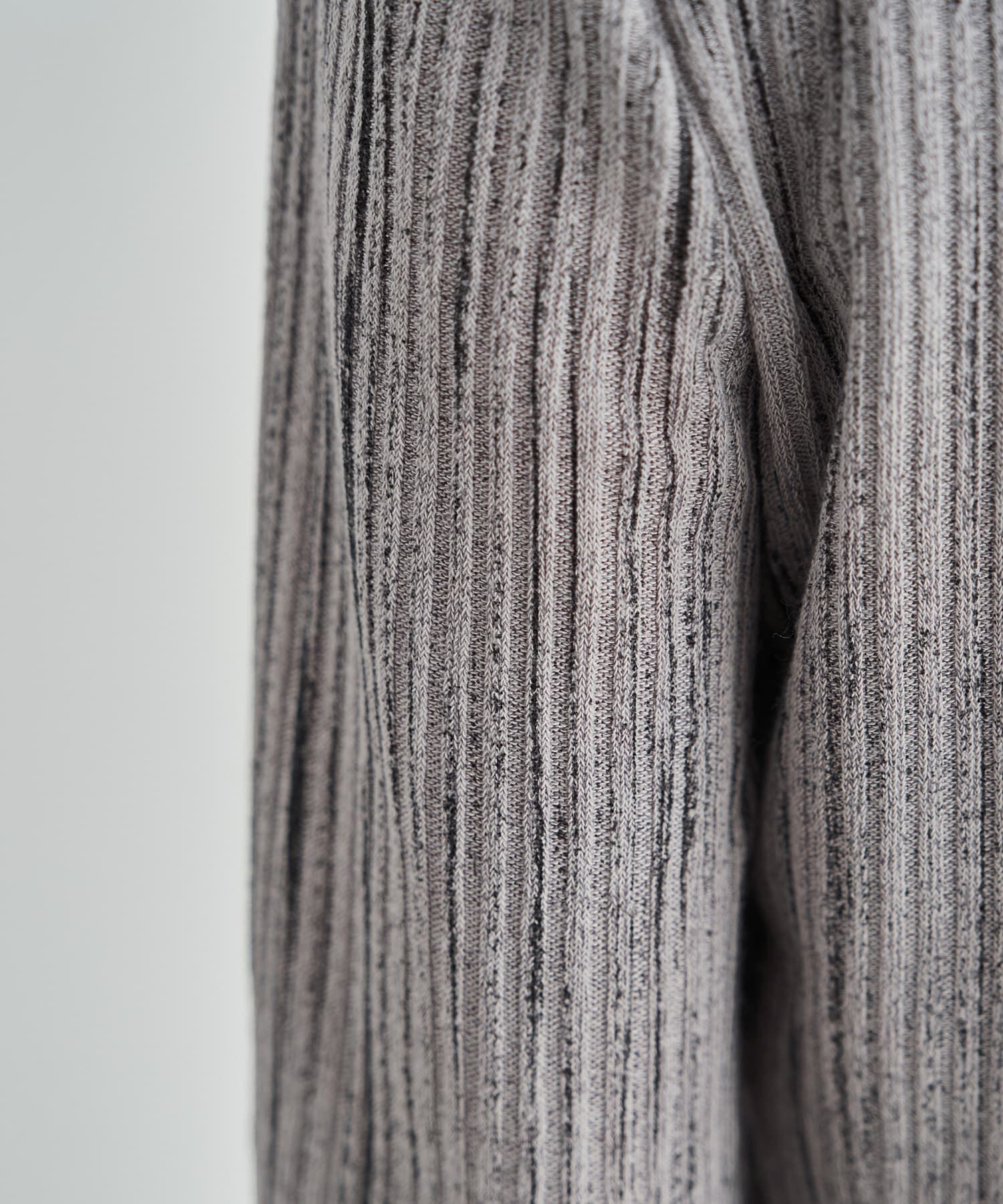 STYLE DELI「かすれ柄編みWボタン襟付きトップス」|ニット・セーター|