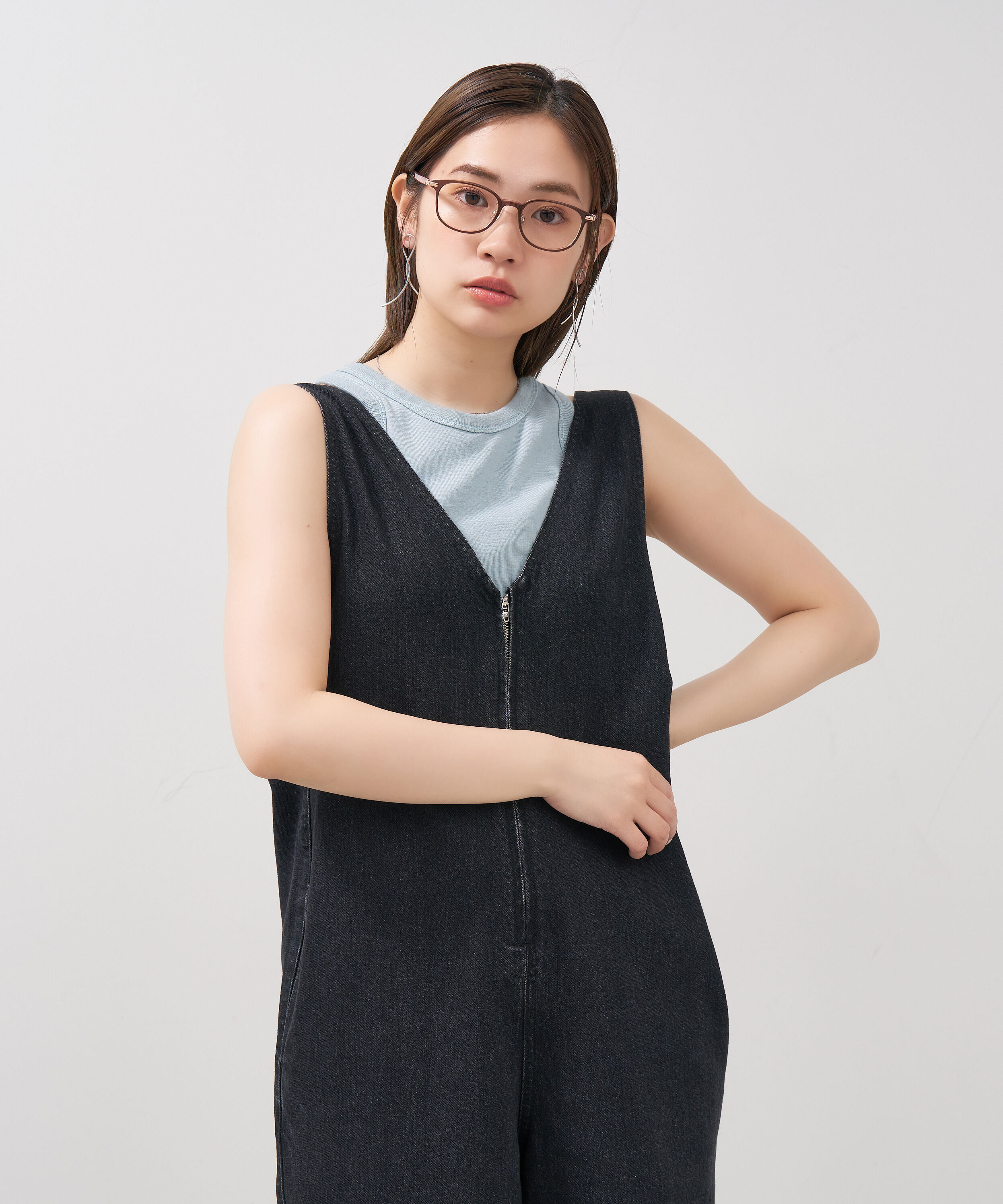  「ウェリントン型 メガネ｜上品で高級感のある 大人可愛いメガネ フェミニン レンズ交換券付き STANDARD MUSE」|メガネ|