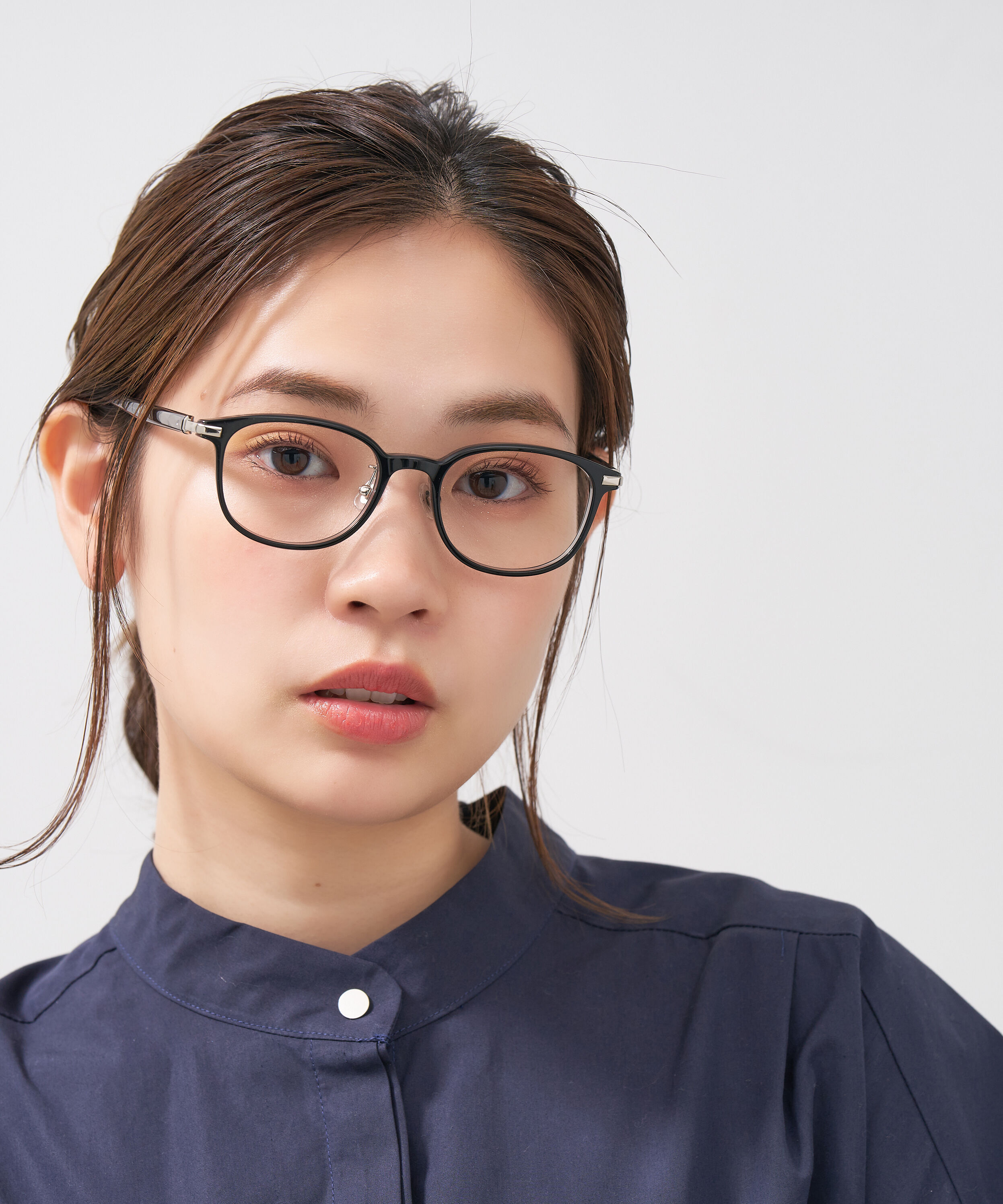  「ウェリントン型 メガネ｜上品で高級感のある 大人可愛いメガネ フェミニン レンズ交換券付き STANDARD MUSE」|メガネ|