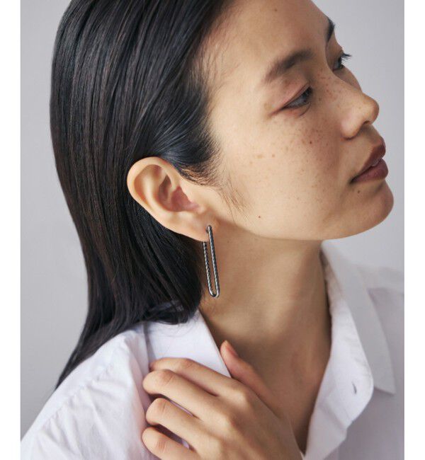 Jouete「[コネクト] フープピアス オーバル」|ピアス|