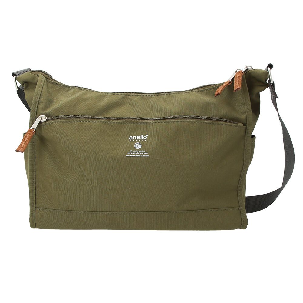 anello「アネロ ショルダーバッグ 撥水 通販 anello GRANDE レディース メンズ 斜めがけ」|ショルダー・メッセンジャー|グリーン2