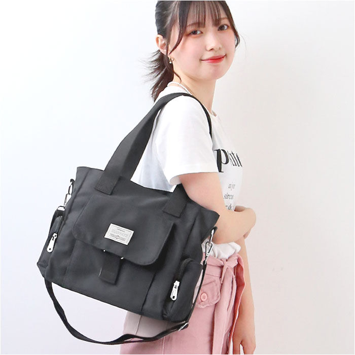 BACKYARD FAMILY「トートバッグ レディース 大きめ 通販 トートバック ナイロン 肩掛け ママバッグ マザーズバッグ」|トートバッグ|