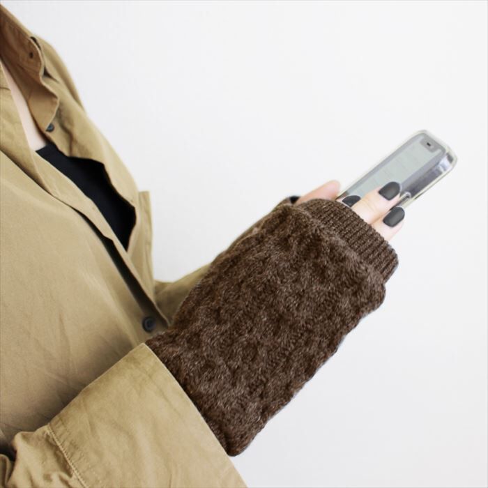 BACKYARD FAMILY「クロダ 手袋 レディース 通販 グローブ 手ぶくろ 指なし ハンドウォーマー ハンドカバー 暖かい」|手袋|