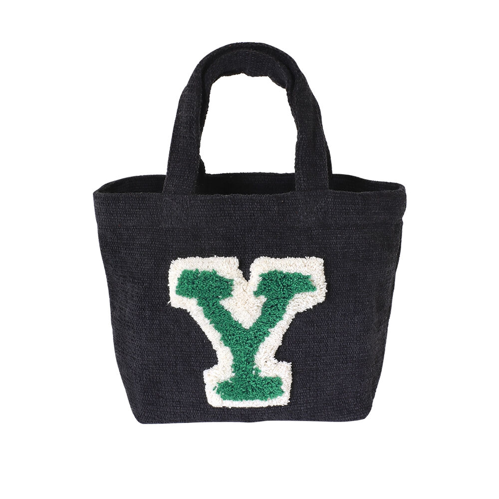 BACKYARD FAMILY「トートバッグ ミニ キャンバス アルファベット 通販 ランチバッグ ランチバック トートバック」|トートバッグ|ブルー1