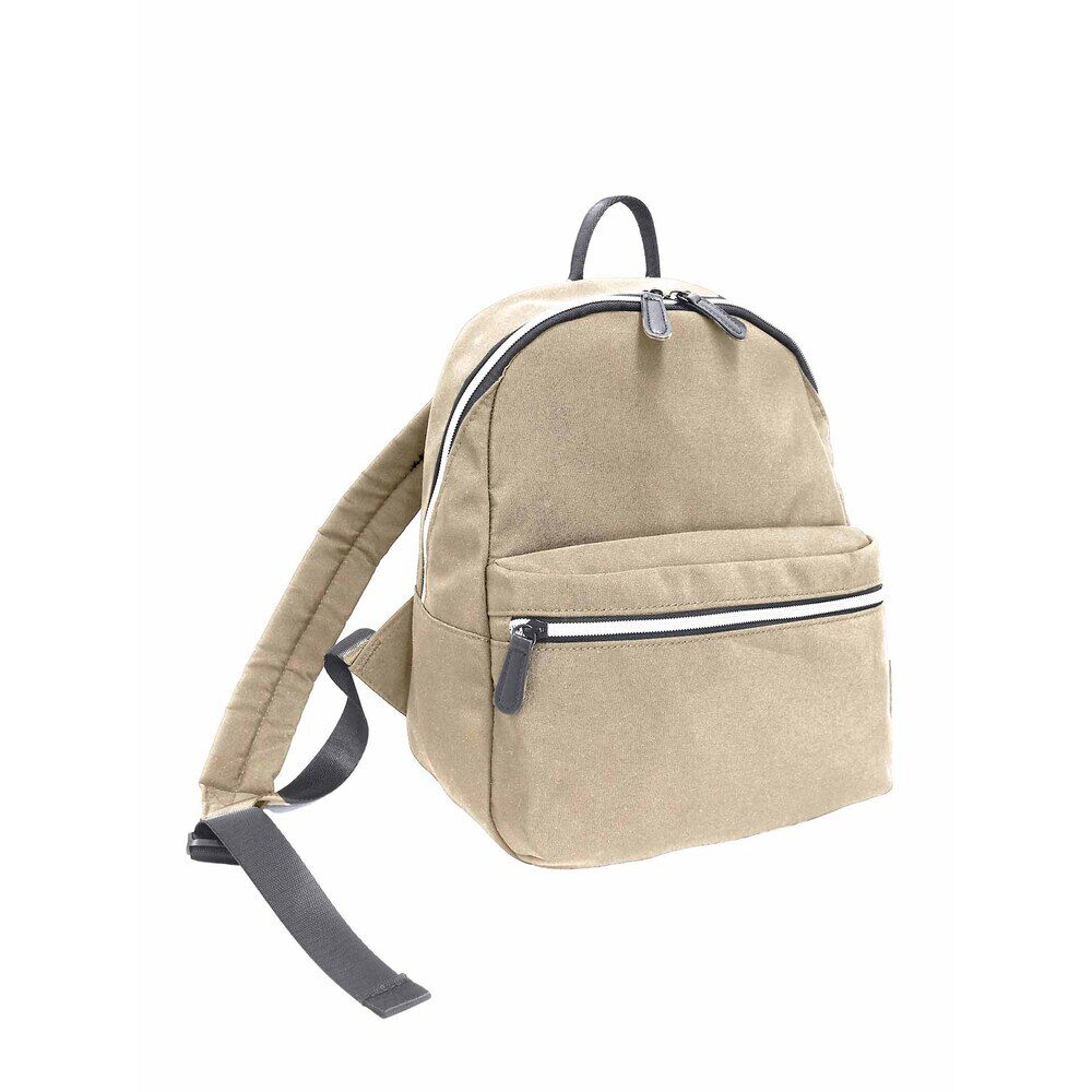 BACKYARD FAMILY「リュック 小さめ 多機能 通販 リュックサック バックパック デイパック マチあり ポケット」|リュック|ベージュ1