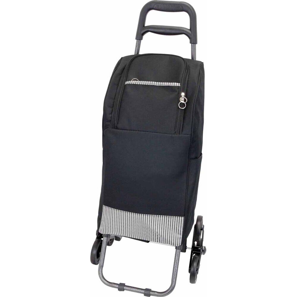 BACKYARD FAMILY「ショッピングカート 3輪 通販 買い物キャリーバッグ お買い物キャリー お買い物カート 保温 保冷」|キャリーケース|ブラック1