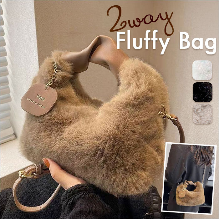 BACKYARD FAMILY「ファーバッグ 斜めがけ 通販 ファー ショルダー バッグ ハンドバッグ ショルダーバック」|ショルダー・メッセンジャー|