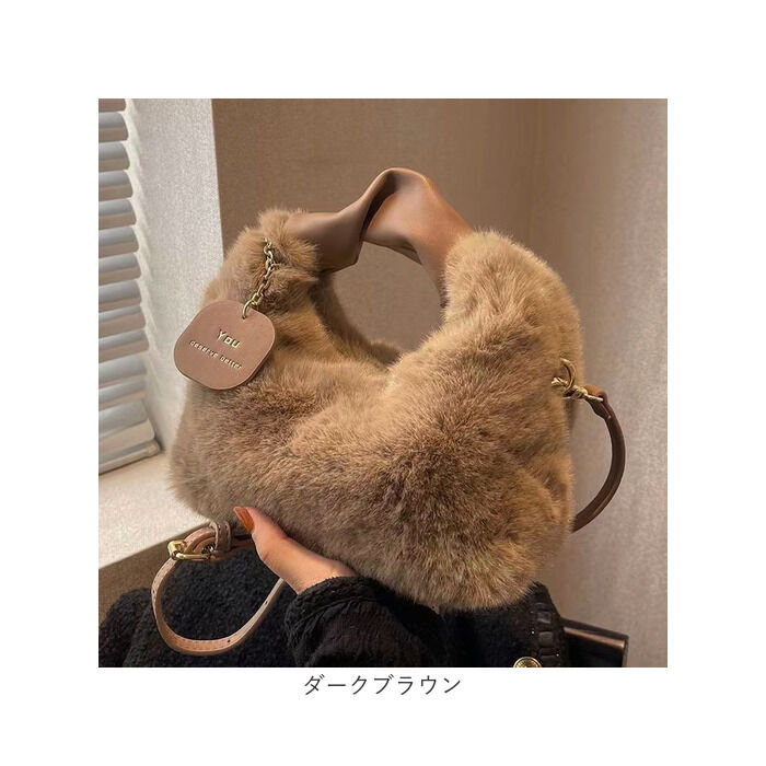 BACKYARD FAMILY「ファーバッグ 斜めがけ 通販 ファー ショルダー バッグ ハンドバッグ ショルダーバック」|ショルダー・メッセンジャー|