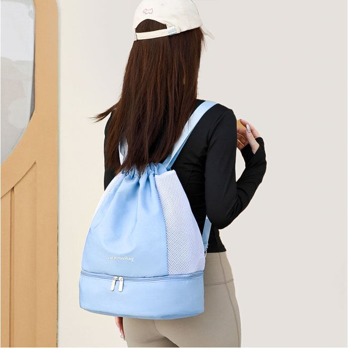 BACKYARD FAMILY「プールバック 水泳バッグ 乾湿分離 ナップザック 好評 水泳バック スポーツバッグ スポーツバック」|リュック|