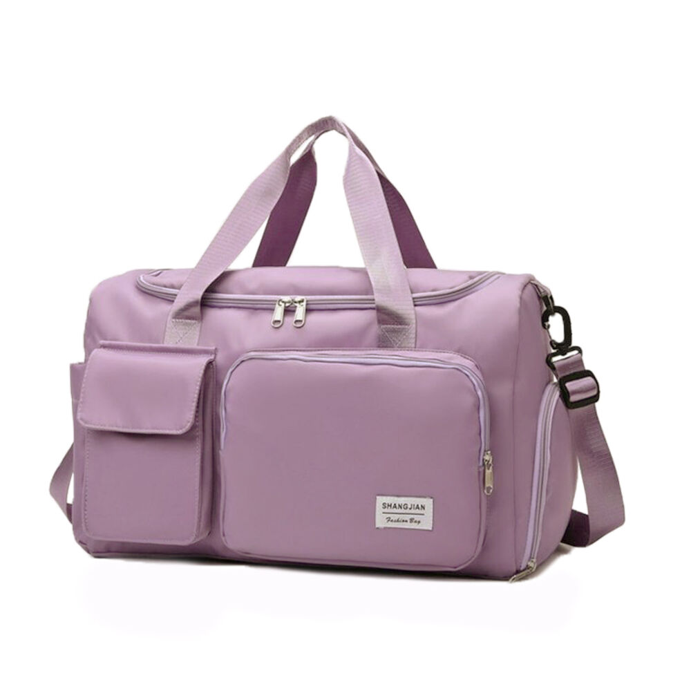 BACKYARD FAMILY「ボストンバッグ レディース 旅行 軽量 通販 メンズ 大容量 旅行バッグ 旅行カバン シューズ収納」|ボストンバッグ|パープル1