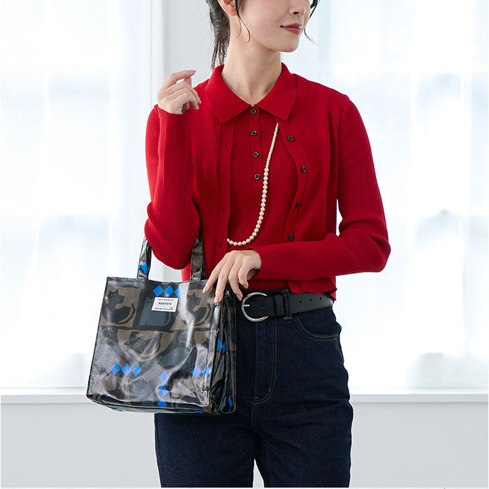 ROOTOTE「ROOTOTE ルートート トートバッグ 3611 通販 トートバック ラミネート お稽古バッグ」|トートバッグ|