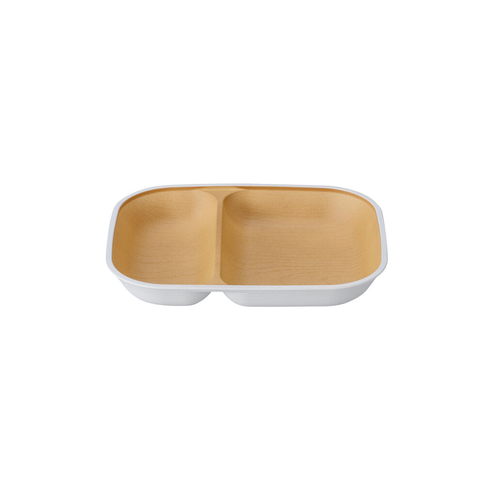 BACKYARD FAMILY「日本製 ワンプレート スクエア 通販 仕切り皿 おしゃれ 食洗機対応 電子レンジ対応」|食器・キッチングッズ|ホワイト1