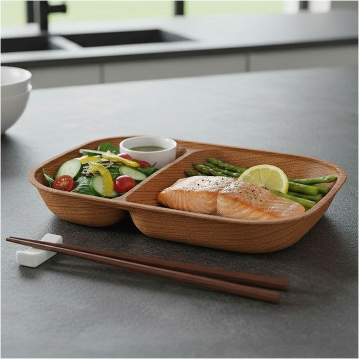 BACKYARD FAMILY「日本製 ワンプレート スクエア 通販 仕切り皿 おしゃれ 食洗機対応 電子レンジ対応」|食器・キッチングッズ|