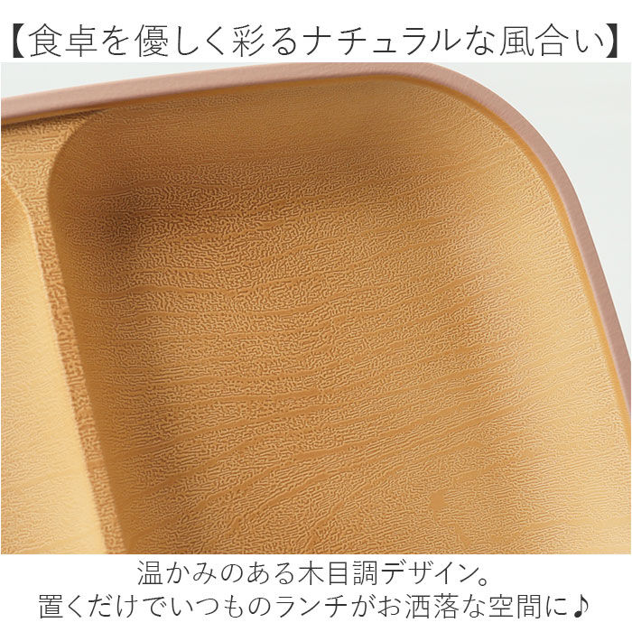 BACKYARD FAMILY「日本製 ワンプレート スクエア 通販 仕切り皿 おしゃれ 食洗機対応 電子レンジ対応」|食器・キッチングッズ|