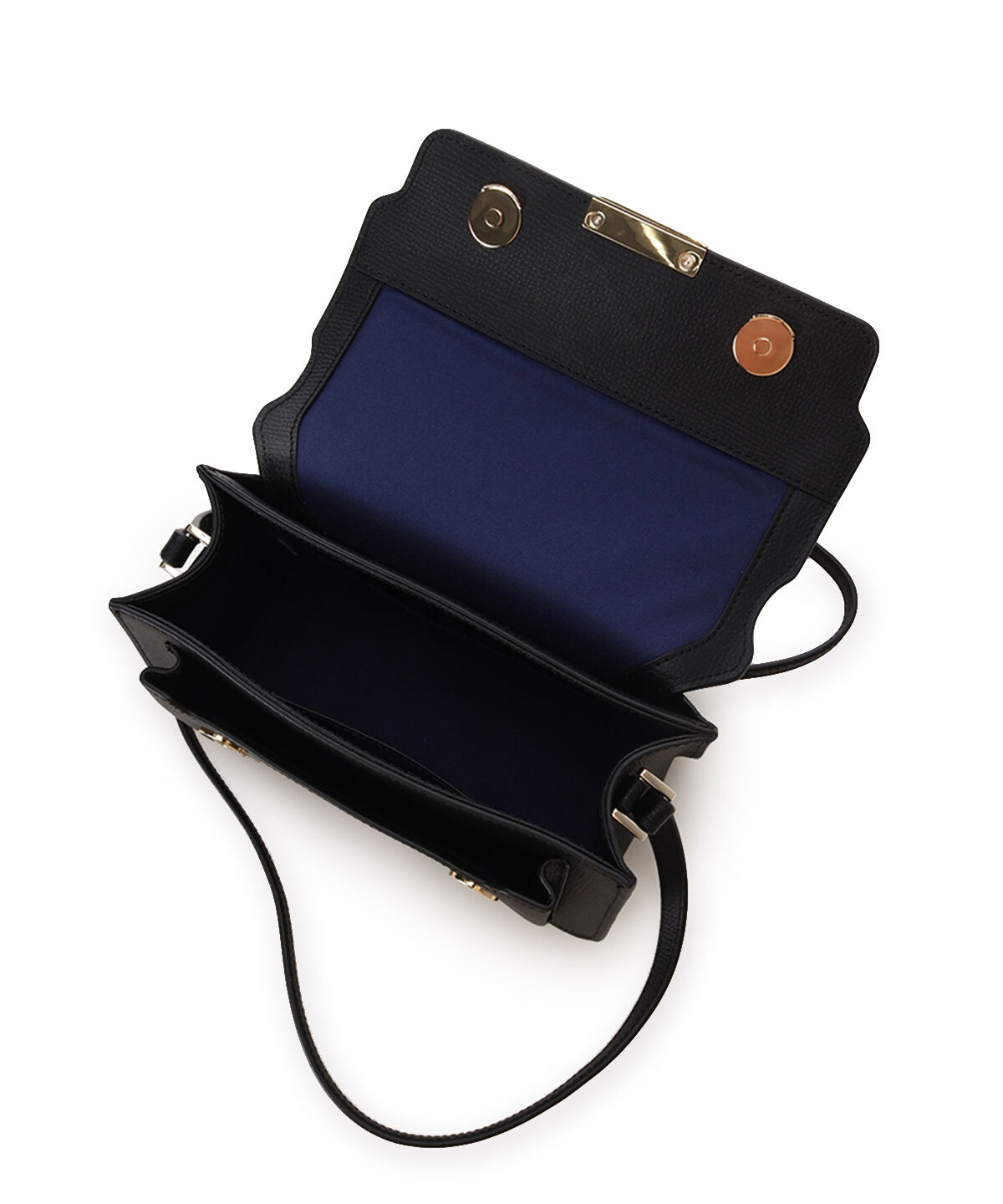 Samantha Thavasa「リボンモチーフ金具スプリットレザーショルダーバッグ」|ショルダー・メッセンジャー|