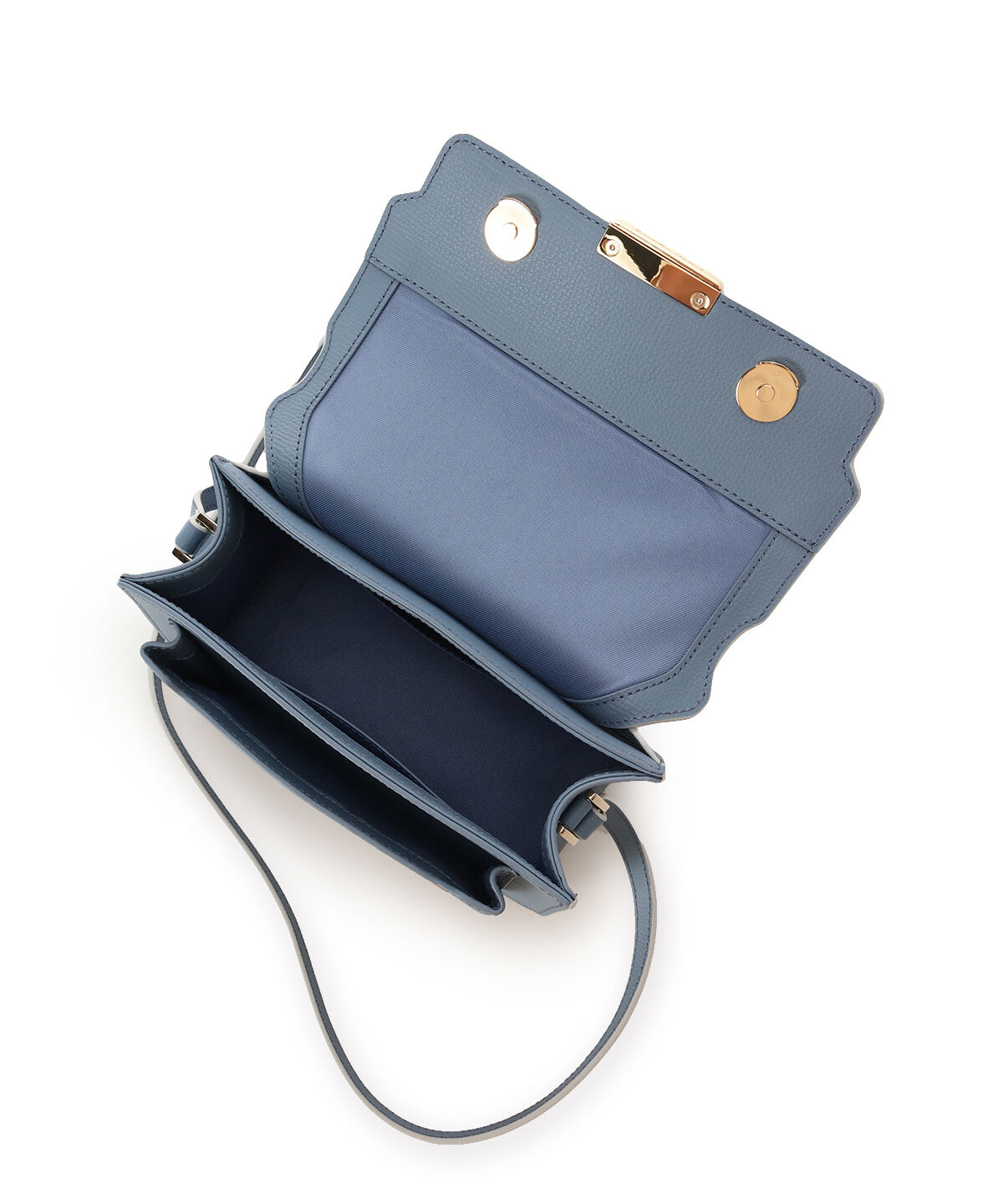 Samantha Thavasa「リボンモチーフ金具スプリットレザーショルダーバッグ」|ショルダー・メッセンジャー|