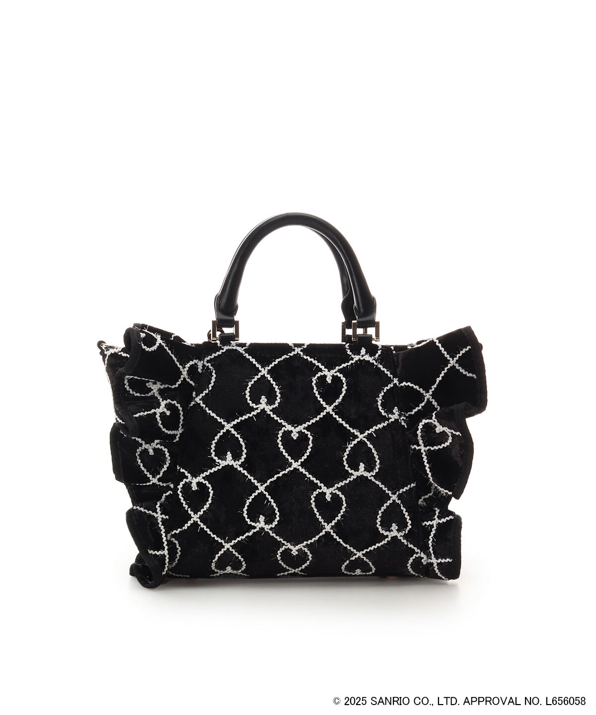 Samantha Vega「「クロミコレクション」フリルハンドバッグ」|ハンドバッグ|