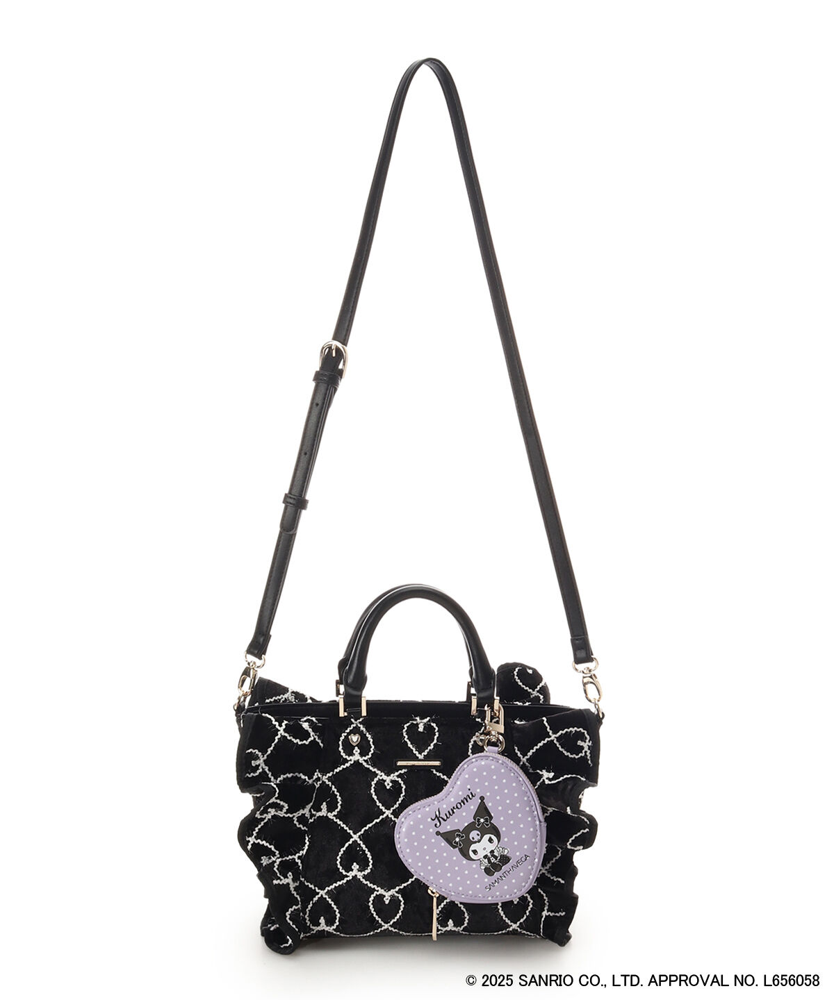 Samantha Vega「「クロミコレクション」フリルハンドバッグ」|ハンドバッグ|