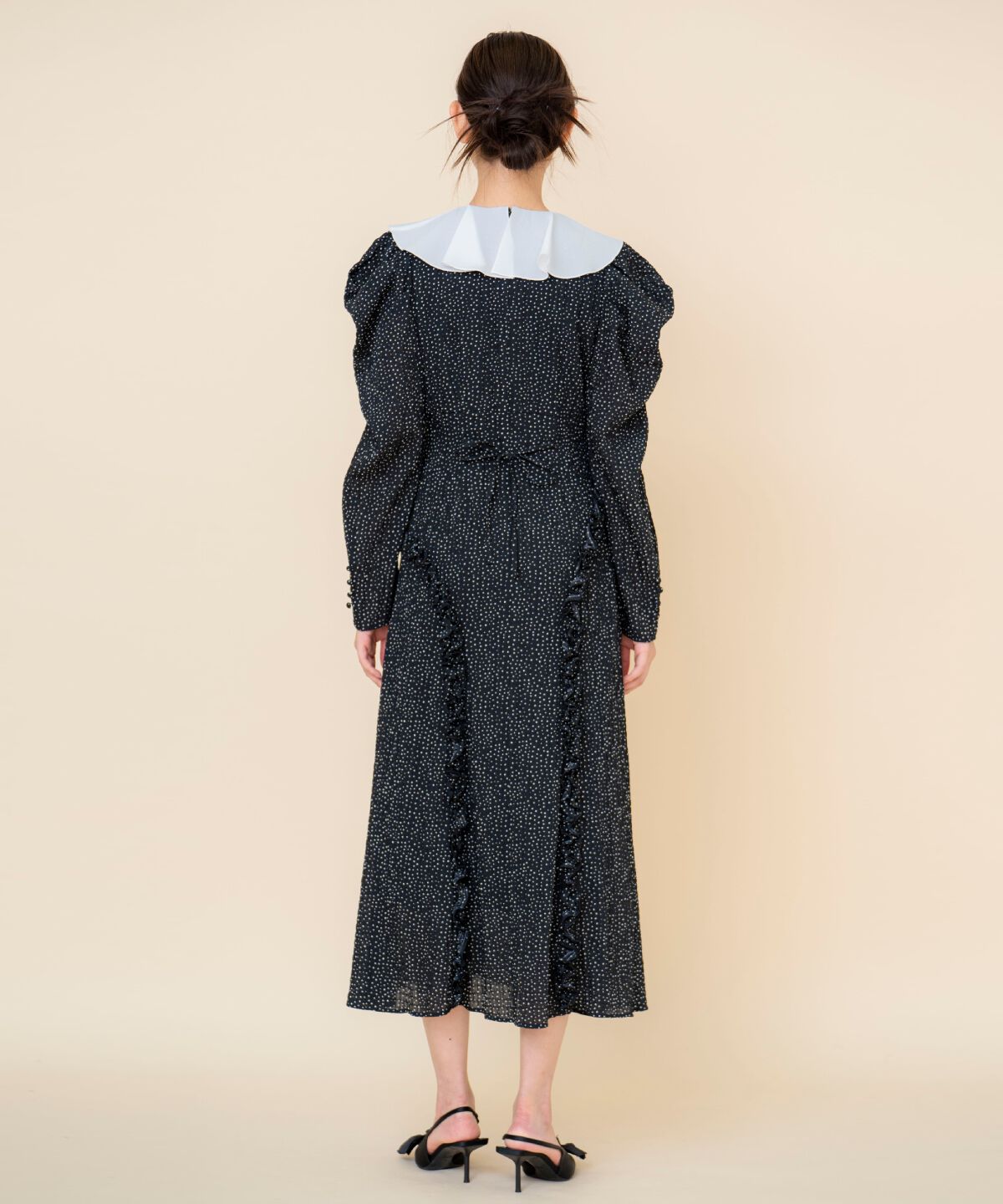 REDYAZEL「フリルカラードットワンピース」|ワンピース|