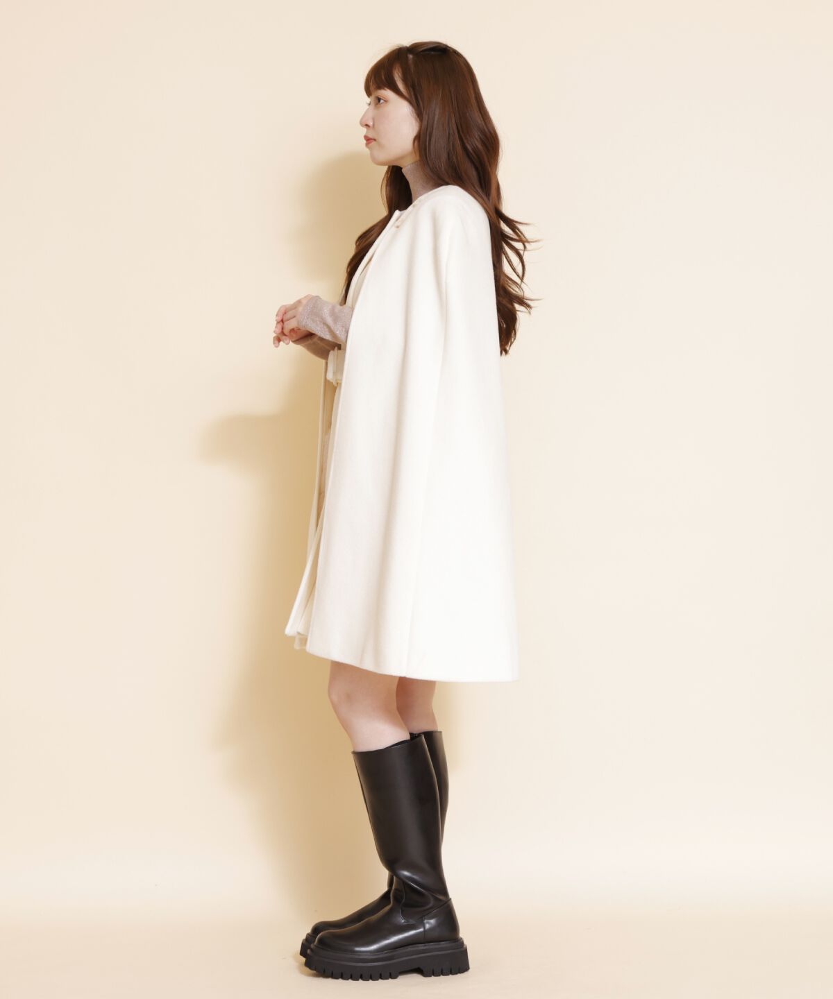 REDYAZEL「ファーカラースリットスリーブコート」|その他|