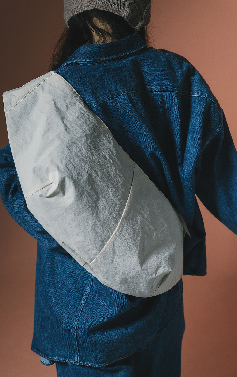 master-piece「Sash スリングバックL」|ショルダー・メッセンジャー|アイボリー