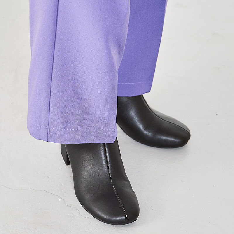 WA Oriental TRaffic「ラウンドトゥ変形ヒールブーツ/22407」|ショートブーツ|