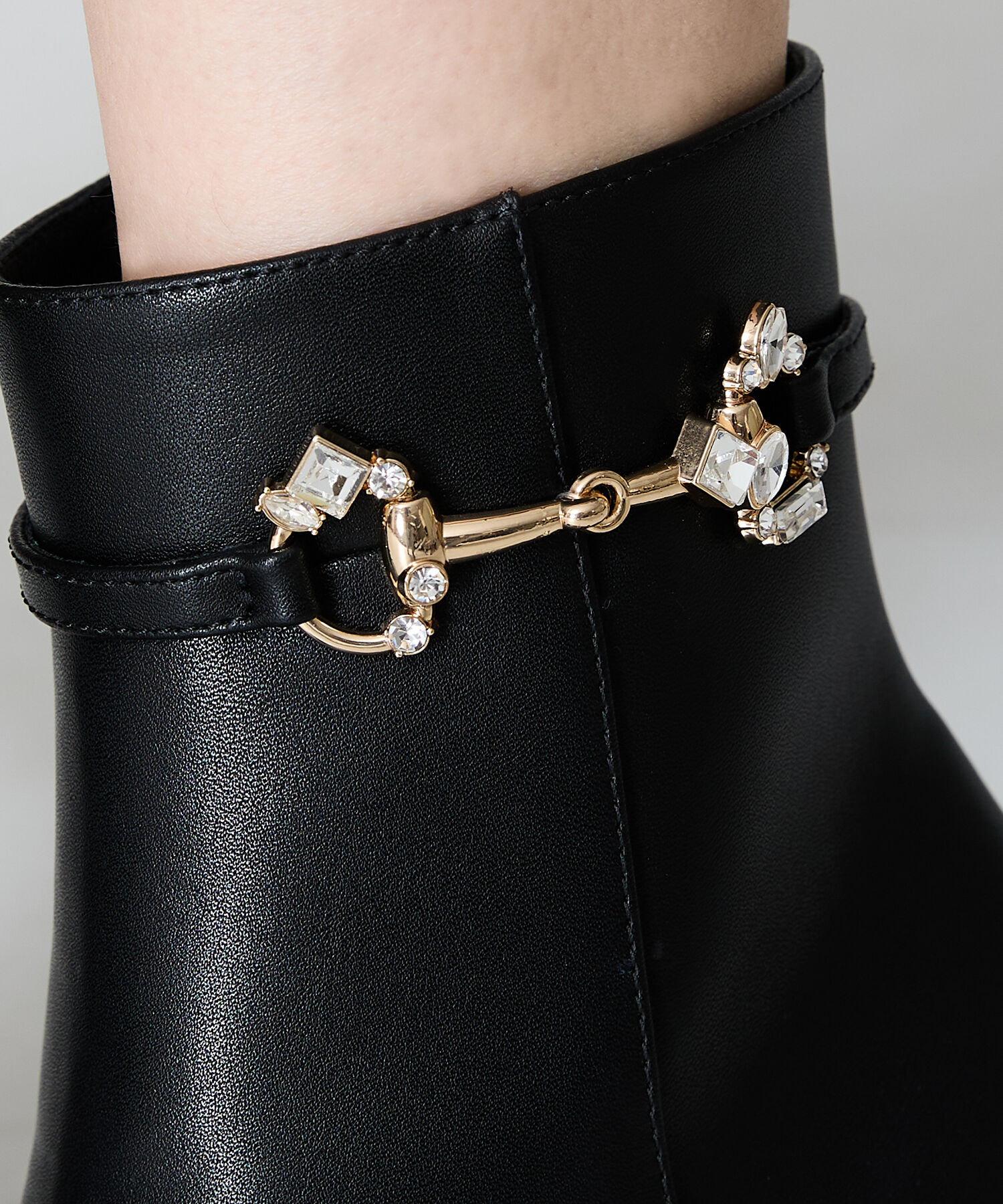 ORiental TRaffic「ビジュービットヒールブーツ/41427」|ショートブーツ|